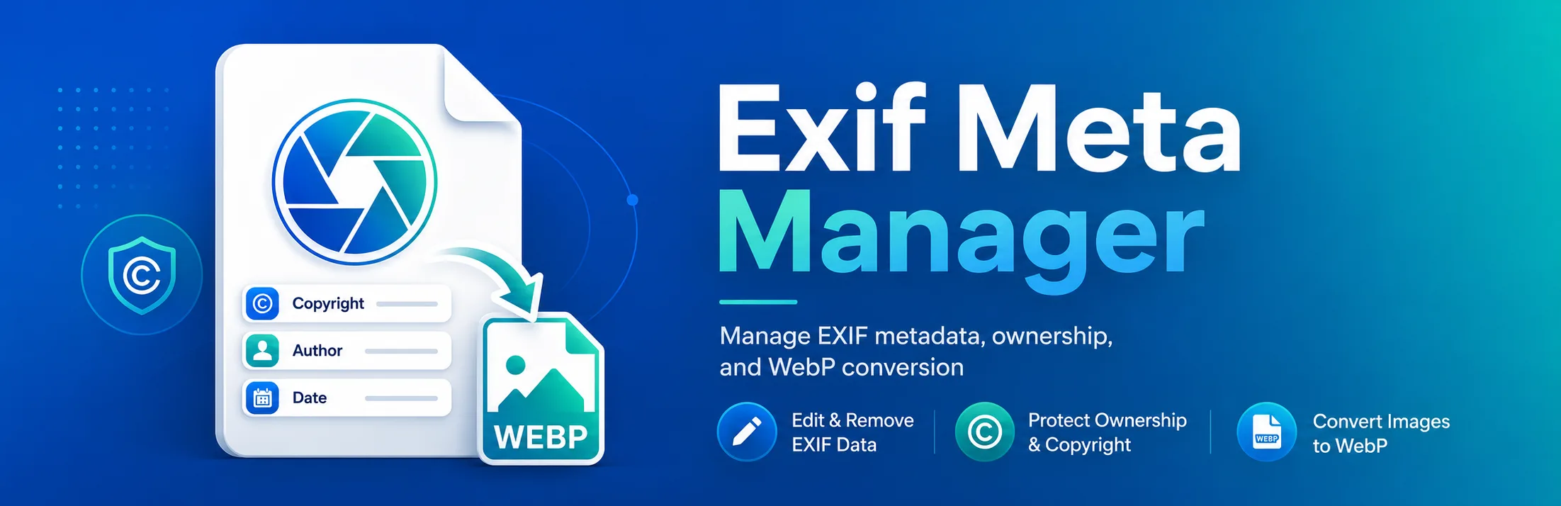 EXIF Meta Manager Plugin Banner