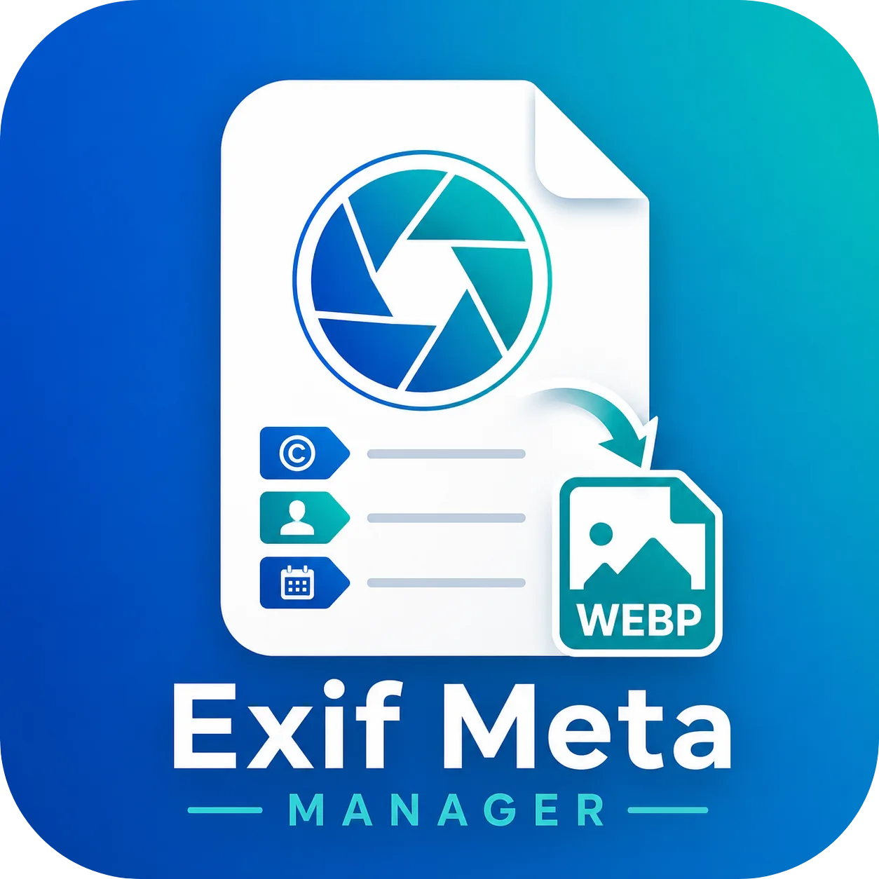 EXIF Meta Manager Icon